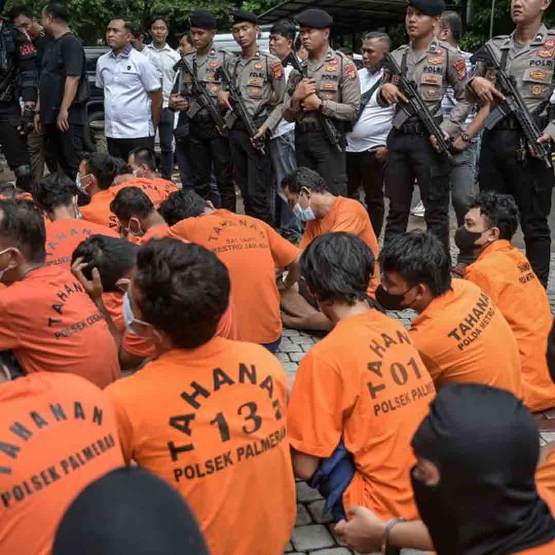 Total 10.353 Preman Habis Dalam 25 Hari
